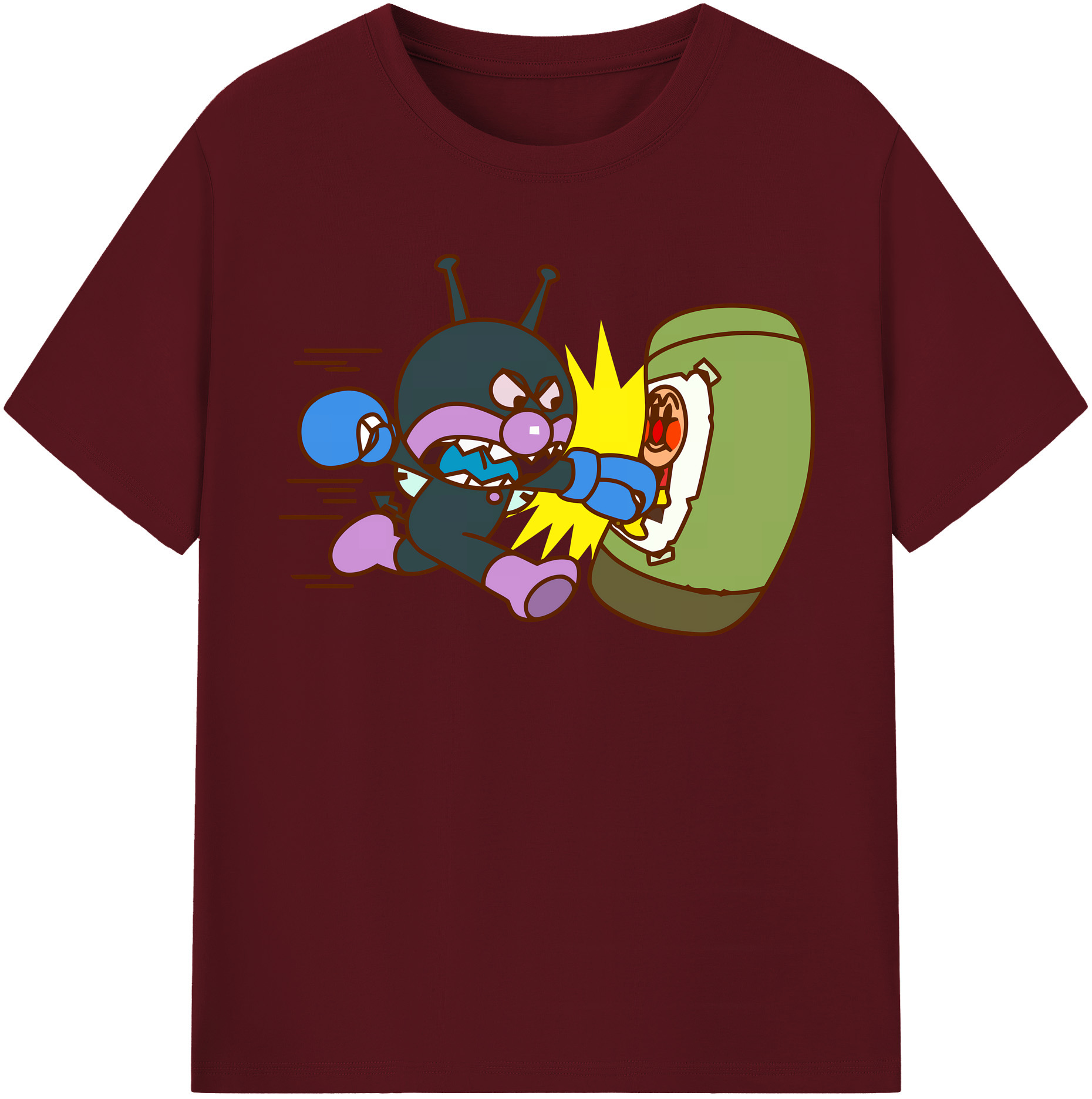 （画像用） アンパンマン Anpanman 綿100％半袖Tシャツ（フロントプリント）